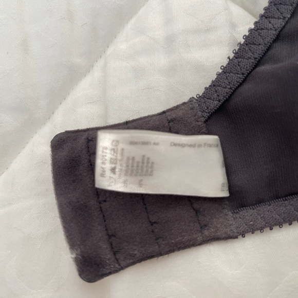 EMPREINTE Dark Purple Textured Bra - Picture 6 of 7